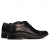 Men stylish, elegant shoes 802 black