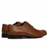 Men stylish, elegant shoes 762 brown cerat