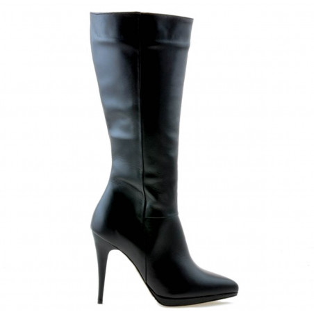 Women knee boots 1158 black