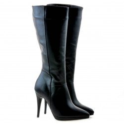 Women knee boots 1158 black