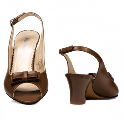 Women sandals 1251 cappuccino