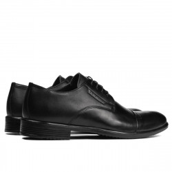 Men stylish, elegant shoes 867 black