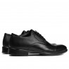 Men stylish, elegant shoes 867 black