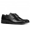 Men stylish, elegant shoes 867 black