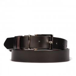 Women belt 22m bordo+black