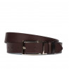 Women belt 22m bordo+black