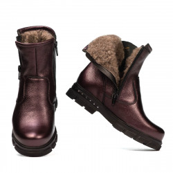 Children boots 3020 purple pearl