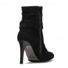 Women boots 1182 black antilopa