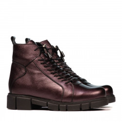 Women boots 3355 purple pearl