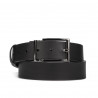 Men belt 36b biz black+black mat