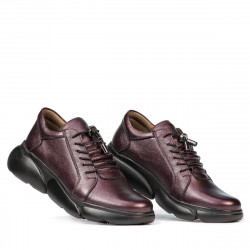 Women casual shoes 6032 purple pearl