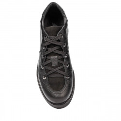 Women casual shoes 6026 black combined