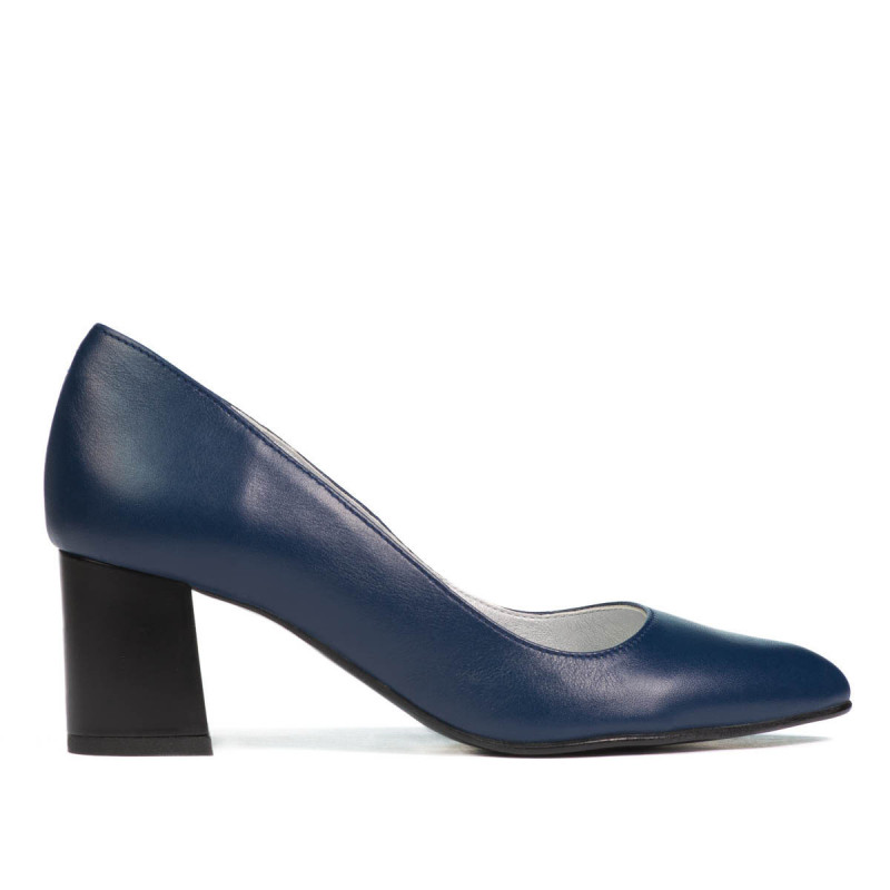 Women stylish, elegant shoes 1283 indigo