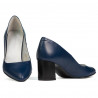 Women stylish, elegant shoes 1283 indigo