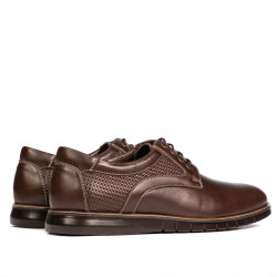 Pantofi casual 929 brown combined