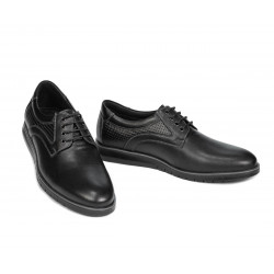 Pantofi casual 929 black combined