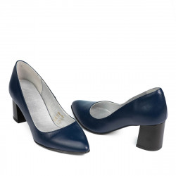 Women stylish, elegant shoes 1283 indigo