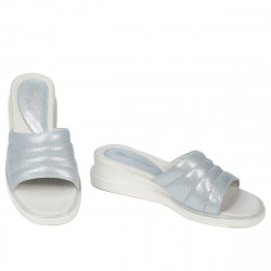 Women sandals 5074 bleu pearl