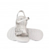 Children sandals 538 white pearl (silver)
