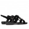 Women sandals 5073 black velour