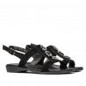 Women sandals 5073 black velour