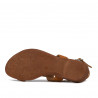 Women sandals 5073 camel velour