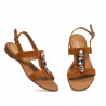 Women sandals 5073 camel velour