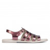Women sandals 5077 purple pearl