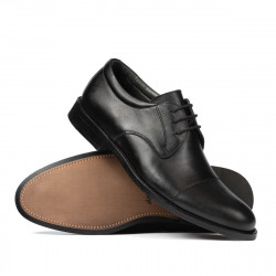 Men stylish, elegant shoes 930 black