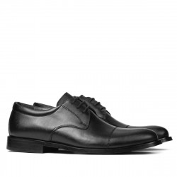 Men stylish, elegant shoes 930 black