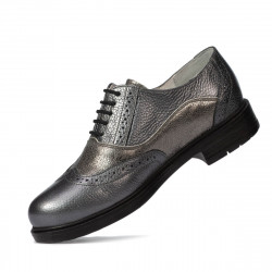 Women casual shoes 683 gray pearl