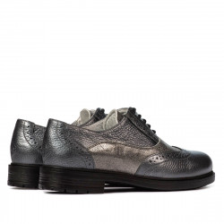 Women casual shoes 683 gray pearl