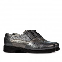 Women casual shoes 683 gray pearl