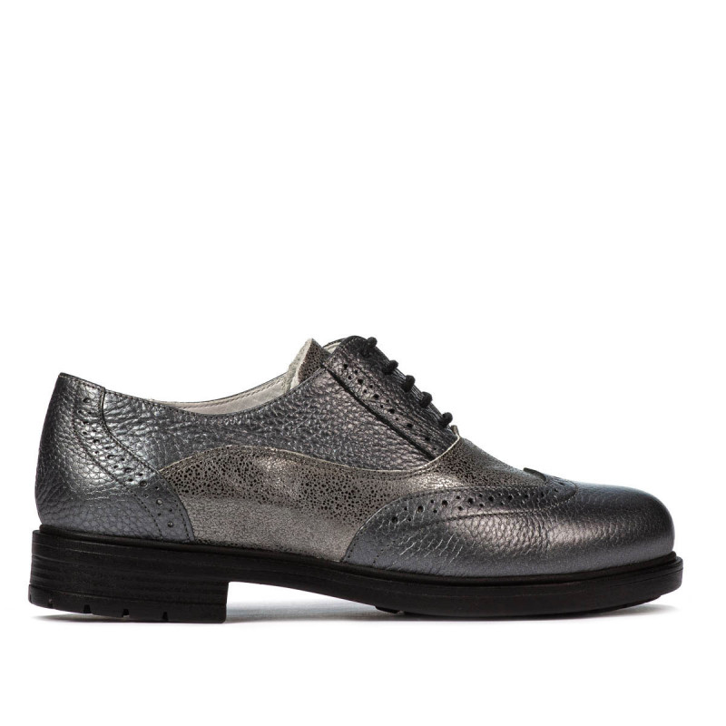 Women casual shoes 683 gray pearl