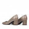 Women stylish, elegant shoes 1283 cappuccino