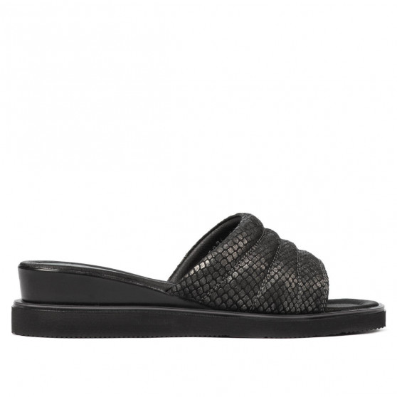 Women sandals 5074 piton black