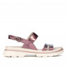 Women sandals 5075-1 purple pearl