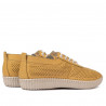 Women loafers, moccasins 6034 yellow
