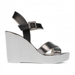Women sandals 5081 silver combined