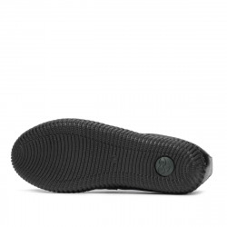 Women loafers, moccasins 6034-1 black