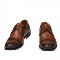Men stylish, elegant shoes 930 a brown