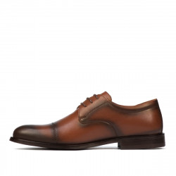 Men stylish, elegant shoes 930 a brown