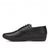 Women loafers, moccasins 6034 black