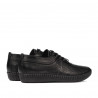 Women loafers, moccasins 6034 black