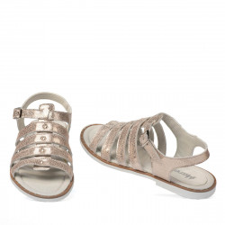 Women sandals 5077 pink pearl