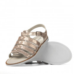 Women sandals 5077 pink pearl