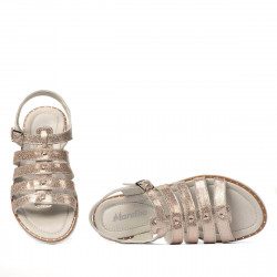 Women sandals 5077 pink pearl