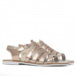 Women sandals 5077 pink pearl