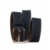 Men belt 05bc blue velour