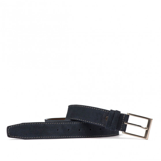 Men belt 05bc blue velour